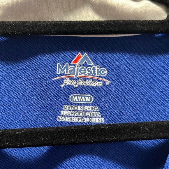 LA Zip Up Athletic Sweatshirt M by Majestic - Picture 5 of 5